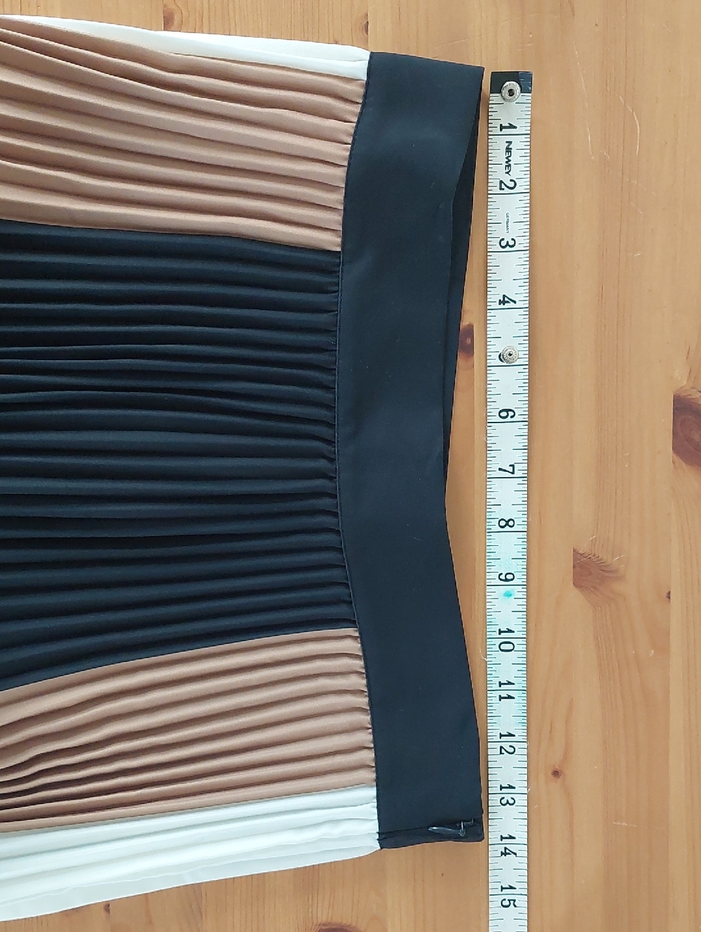 REISS  Ava Block-Print Pleated Woven Maxi Skirt With Belt - Picture 13 of 14